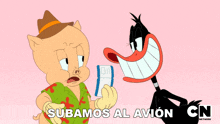 Subamos Al Avión Porky GIF - Subamos Al Avión Porky Looney Tunes GIFs