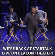 Were Back At Startalk Live On Beacon Theater GIF - Were Back At Startalk Live On Beacon Theater Introduction GIFs