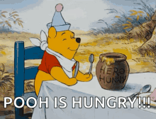 pooh is hungry you are