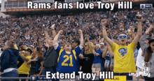 Troy Hill Los Angeles Rams GIF