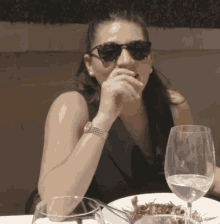 I See What You Did There Girl In Glasses GIF - I See What You Did There Girl In Glasses Hand Gesture GIFs