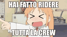 Nichijou Hai Fatto Ridere Tutta La Crew GIF - Nichijou Hai Fatto Ridere Tutta La Crew Ridi GIFs