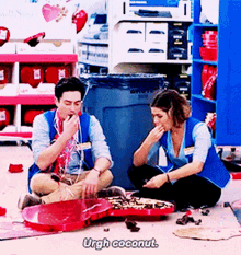 Superstore Urgh Coconut GIF - Superstore Urgh Coconut Coconut GIFs