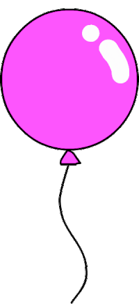Purple Balloon Sticker - Purple Balloon Stickers