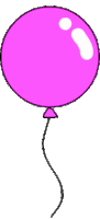 Purple Balloon Sticker - Purple Balloon Stickers