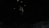 a computer generated image of a space ship crashing