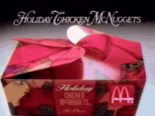 Mcdonalds Holiday Chicken Mcnuggets GIF - Mcdonalds Holiday Chicken Mcnuggets Chicken Nuggets GIFs
