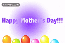 happy mothers day wishes with ballons mothers day moms day mom day mothers day wishes