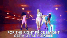 for the right price i might get a little flexible for the right price i might get a little flexible a little flexible if the price is right