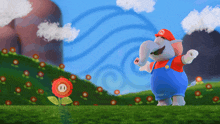 Elephant Mario Mario Wonder GIF - Elephant Mario Mario Wonder Mario Waterbending GIFs