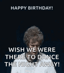 a man is covering his eyes with his hands and says `` wish we were there to dance the night away '' .