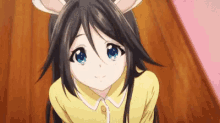 reina izumi cute smile bunny anime