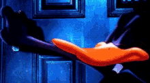 Daffy Duck Close Door GIF - Daffy Duck Close Door Dont Come In GIFs