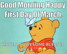 Good Morning March1st GIF - Good Morning March1st Happy First Day Of March GIFs