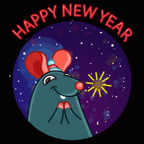Happy New Year Rat GIF - Happy New Year Rat Happy - Discover & Share GIFs