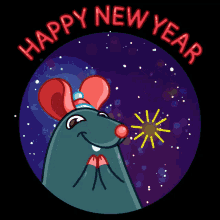 Happy New Year Rat GIF - Happy New Year Rat Happy GIFs