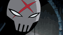 red x squinting teen titans