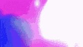 a purple , blue , and white background with a white border