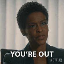 Youre Out Of Time Judge Mary Holder GIF - Youre Out Of Time Judge Mary Holder The Lincoln Lawyer GIFs