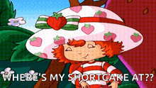 Laughing Strawberry Shortcake GIF