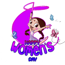 Happy Womens Day Chutki GIF - Happy Womens Day Chutki Chhota Bheem GIFs