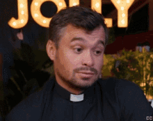 Jolly Priest Reacts GIF - Jolly Priest Reacts Priest GIFs
