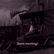 Mayor Town Meeting GIF - Mayor Town Meeting Nightmare Before Christmas GIFs