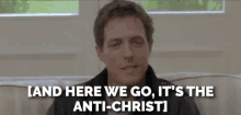Hugh Grant Internal Thoughts GIF - About A Boy Hugh Grant Anti Christ GIFs