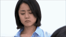 문근영 인상 찌푸림 머리 휘날리다 GIF - Moon Geunyoung Anooyed Frown GIFs
