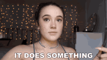 It Does Something Fiona Frills GIF - It Does Something Fiona Frills It Has Its Effect GIFs