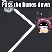 Pass The Runes Paper Lily GIF