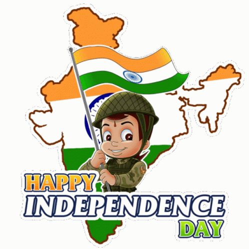 Happy Independence Day Chhota Bheem Sticker - Happy Independence Day Chhota  Bheem Independence Day Greetings - Discover & Share GIFs