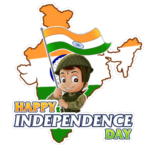 Happy Independence Day Chhota Bheem Sticker - Happy Independence Day Chhota Bheem Independence Day Greetings Stickers