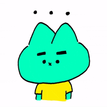 mint cat lovely cute emotionless