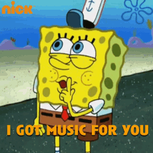 I Got Music For You Tom Kenny GIF - I Got Music For You Tom Kenny Spongebob GIFs