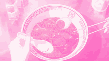 Pink Aesthetic Ramen GIF - Pink Aesthetic Ramen Anime GIFs
