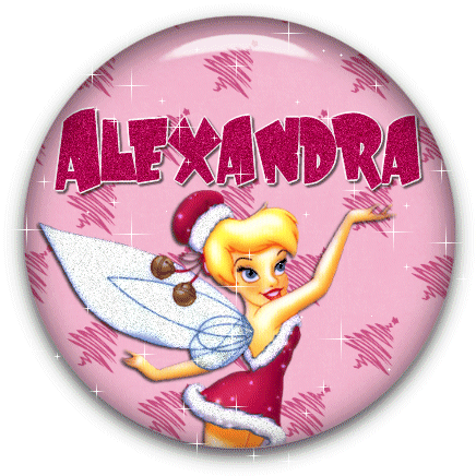 Alexandra Alexandra Name Sticker - Alexandra Alexandra Name Tinkerbell Stickers