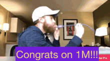 Congrats Million GIF - Congrats Million Brandon Farris GIFs