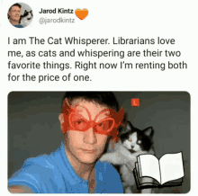 Cat Whisperer Humor GIF - Cat Whisperer Humor Cats GIFs