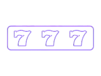 a purple outline of a bar with bicycles and clubs