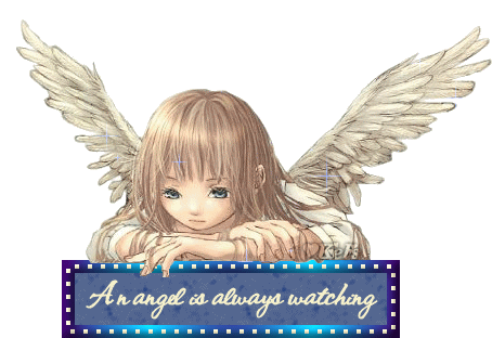 Angel Watching Sticker - Angel Watching Wings Stickers