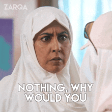 Nothing Why Would You Think I Did Something Zarqa GIF - Nothing Why Would You Think I Did Something Zarqa What Makes You Think I Did Something GIFs