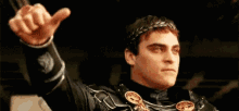 thumbs down gladiator not approved commodus