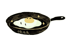 egg egg ghost ghost egg love food