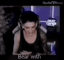 Jessamyn Duke Bear With GIF - Jessamyn Duke Bear With Miranda Funny GIFs