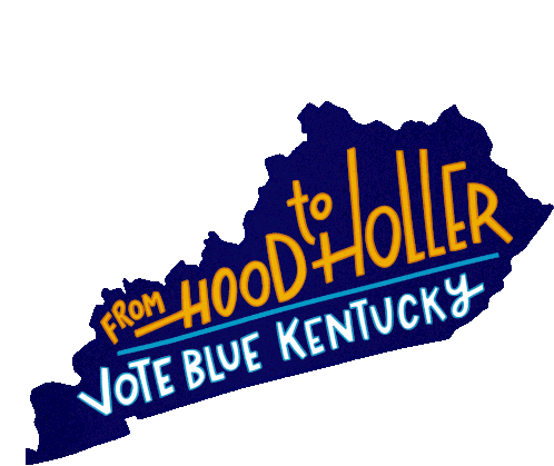 Kentucky Heysp Sticker - Kentucky Heysp Vote Blue Kentucky Stickers