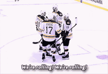 Boston Bruins Were Rolling GIF - Boston Bruins Were Rolling Rolling GIFs