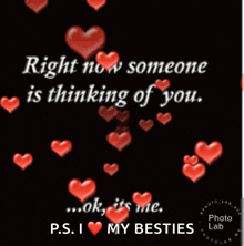 Right Now Someone Is Thinking Of You Heart GIF