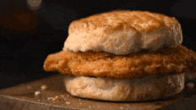 Bojangles Cajun Filet Biscuit GIF - Bojangles Cajun Filet Biscuit Chicken Biscuit GIFs