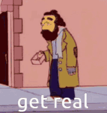 Get Real The Simpsons GIF - Get Real The Simpsons Get Real Simpsons GIFs
